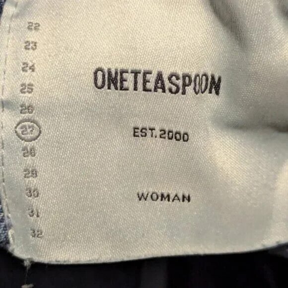 One Teaspoon Women's High Rise Denim Jeans Size 27 - Picture 4 of 4